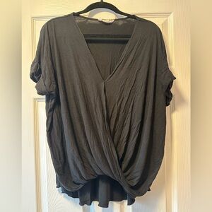Double Zero Large V-Neck Blouse